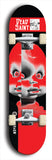 Skateboard deck: Limited edition, North American maple skateboard deck designed by underground artist BellyRash - available widths 7.5 to 8.5 inches in both mellow concave and steep concave shapes. Artwork: DEAD SAINT logo brand popsicle-shaped deck