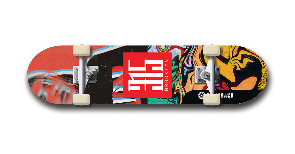 Order 315 Brooklyn #8: BellyRash, Limited Edition, Black Logo Skateboard Deck