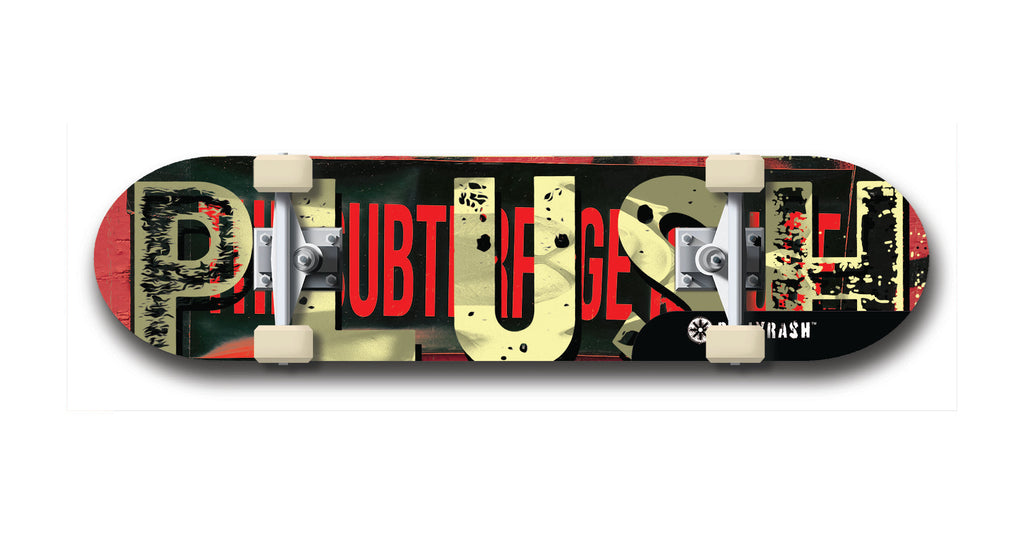 Order Big Plush #42: BellyRash, Limited Edition, Black Logo Skateboard Deck