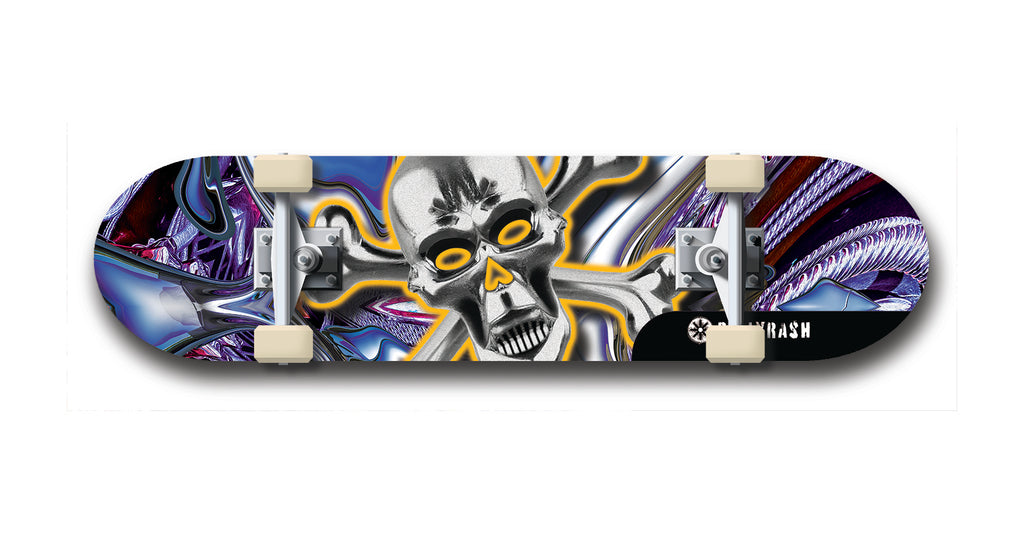 xBones #60: Limited Edition, Black Logo Skateboard Deck