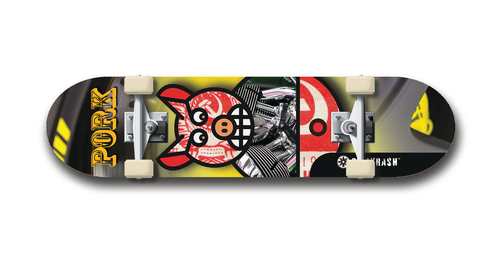 Order Pork Belly Bob #17: BellyRash, Limited Edition, Black Logo Skateboard Deck
