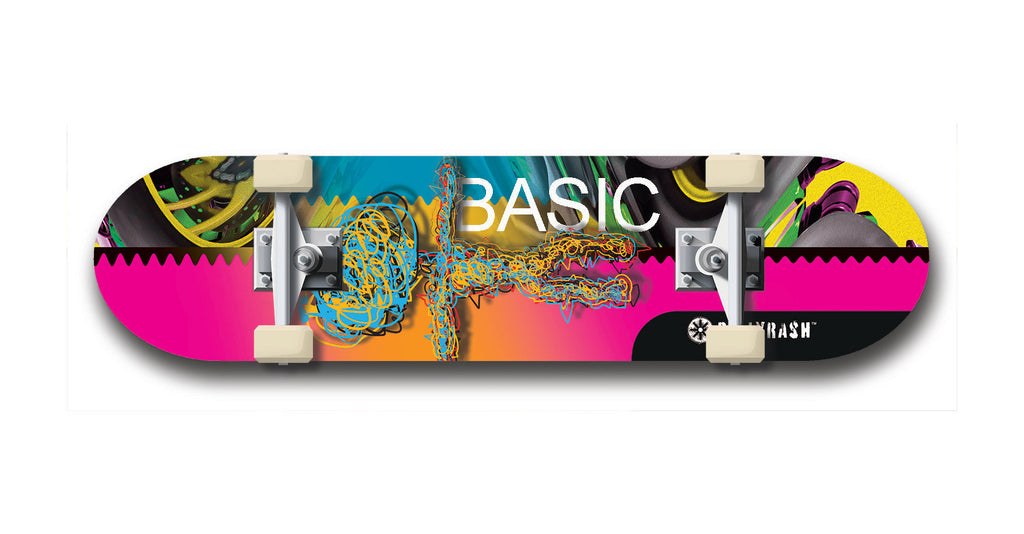 Order Basic #4: BellyRash, Limited Edition, Black Logo Skateboard Deck