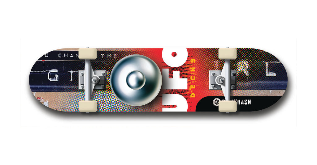 Order UFO #13: Limited Edition, Black Logo Skateboard Deck