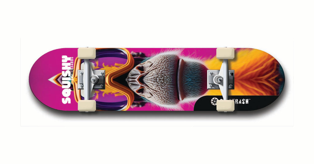 Squishy #19: BellyRash, Limited Edition, Black Logo Skateboard Deck
