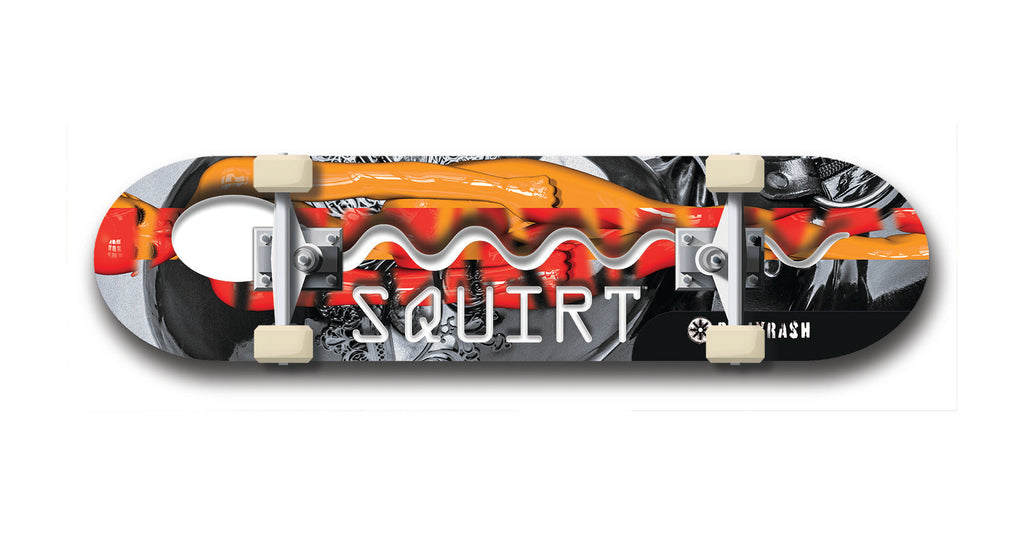 Order Squirt #6: BellyRash, Limited Edition, Black Logo Skateboard Deck