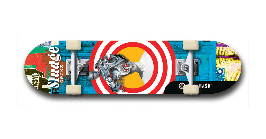 Order Sludge #5: BellyRash, Limited Edition, Black Logo Skateboard Deck