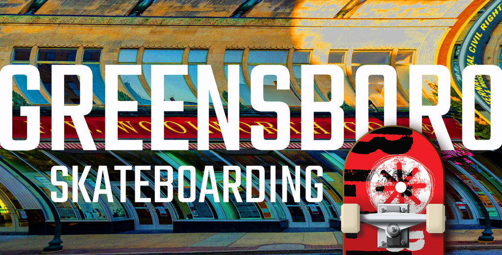 Ten important skateboard spots in Greensboro, NC, USA (2024)