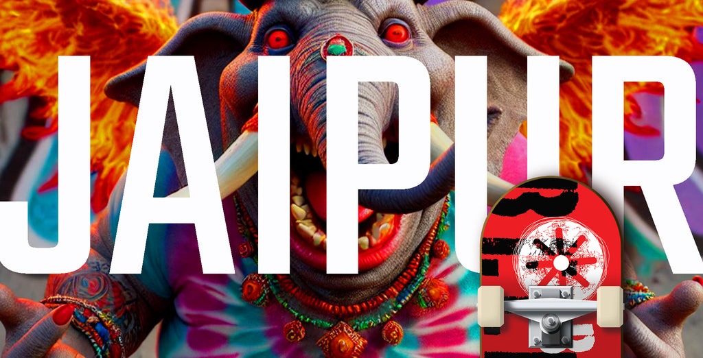 Ten important skateboard spots in Jaipur, India