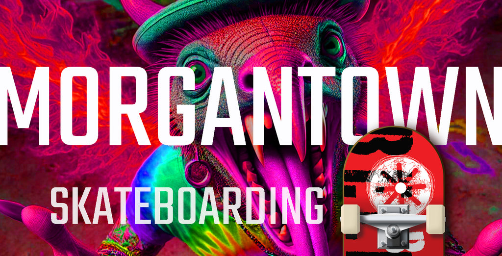 Ten important skateboard spots in Morgantown, West Virginia