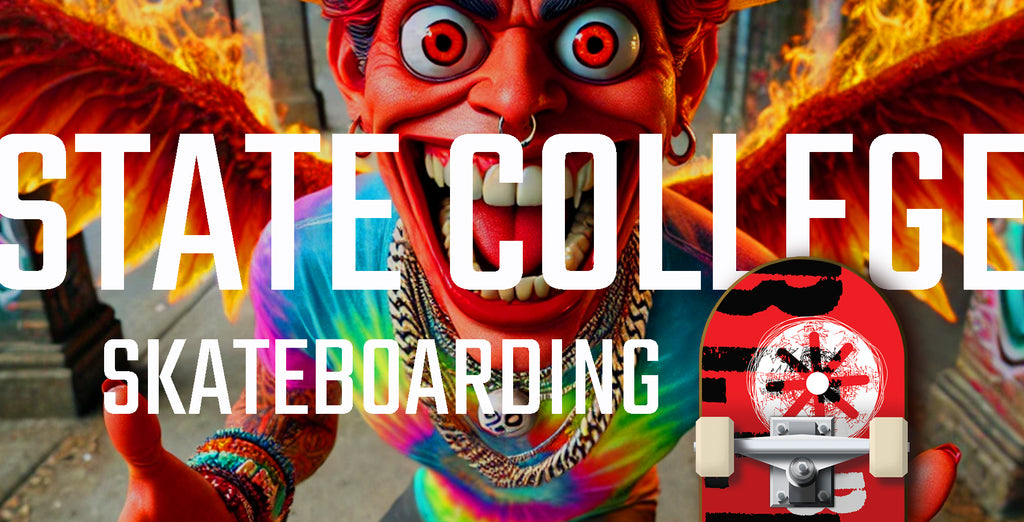 Ten important skateboard spots in State College, Pennsylvania