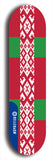 North American maple skateboard deck designed by underground artist BellyRash -- available in widths between 7.5 to 8.5 inches in both mellow concave and steep concave shapes. Artwork : 	Belarus	flag skateboard deck																				