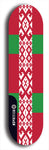 North American maple skateboard deck designed by underground artist BellyRash -- available in widths between 7.5 to 8.5 inches in both mellow concave and steep concave shapes. Artwork : 	Belarus	flag skateboard deck																				