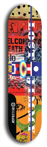 North American maple skateboard deck designed by underground artist BellyRash -- available in widths between 7.5 to 8.5 inches in both mellow concave and steep concave shapes. Artwork: Lost Jimmy