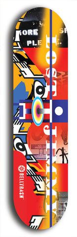 North American maple skateboard deck designed by underground artist BellyRash -- available in widths between 7.5 to 8.5 inches in both mellow concave and steep concave shapes. Artwork: Lost Jimmy