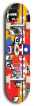 North American maple skateboard deck designed by underground artist BellyRash -- available in widths between 7.5 to 8.5 inches in both mellow concave and steep concave shapes. Artwork: Lost Jimmy