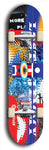 North American maple skateboard deck designed by underground artist BellyRash -- available in widths between 7.5 to 8.5 inches in both mellow concave and steep concave shapes. Artwork: Lost Jimmy