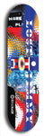 North American maple skateboard deck designed by underground artist BellyRash -- available in widths between 7.5 to 8.5 inches in both mellow concave and steep concave shapes. Artwork: Lost Jimmy