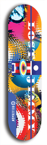 North American maple skateboard deck designed by underground artist BellyRash -- available in widths between 7.5 to 8.5 inches in both mellow concave and steep concave shapes. Artwork: Lost Jimmy