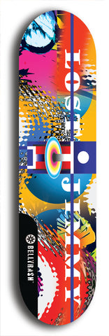 North American maple skateboard deck designed by underground artist BellyRash -- available in widths between 7.5 to 8.5 inches in both mellow concave and steep concave shapes. Artwork: Lost Jimmy