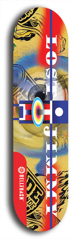 North American maple skateboard deck designed by underground artist BellyRash -- available in widths between 7.5 to 8.5 inches in both mellow concave and steep concave shapes. Artwork: Lost Jimmy