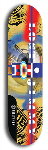 North American maple skateboard deck designed by underground artist BellyRash -- available in widths between 7.5 to 8.5 inches in both mellow concave and steep concave shapes. Artwork: Lost Jimmy