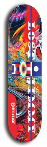 North American maple skateboard deck designed by underground artist BellyRash -- available in widths between 7.5 to 8.5 inches in both mellow concave and steep concave shapes. Artwork: Lost Jimmy