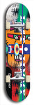 North American maple skateboard deck designed by underground artist BellyRash -- available in widths between 7.5 to 8.5 inches in both mellow concave and steep concave shapes. Artwork: Lost Jimmy