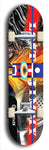 North American maple skateboard deck designed by underground artist BellyRash -- available in widths between 7.5 to 8.5 inches in both mellow concave and steep concave shapes. Artwork: Lost Jimmy
