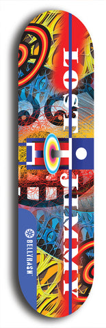 North American maple skateboard deck designed by underground artist BellyRash -- available in widths between 7.5 to 8.5 inches in both mellow concave and steep concave shapes. Artwork: Lost Jimmy