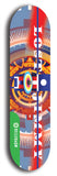 North American maple skateboard deck designed by underground artist BellyRash -- available in widths between 7.5 to 8.5 inches in both mellow concave and steep concave shapes from the BellyRash Limited Edition Blitz Deck series: Lost Jimmy