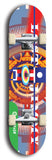 North American maple skateboard deck designed by underground artist BellyRash -- available in widths between 7.5 to 8.5 inches in both mellow concave and steep concave shapes from the BellyRash Limited Edition Blitz Deck series: Lost Jimmy