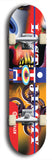 North American maple skateboard deck designed by underground artist BellyRash -- available in widths between 7.5 to 8.5 inches in both mellow concave and steep concave shapes. Artwork: Lost Jimmy