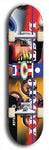 North American maple skateboard deck designed by underground artist BellyRash -- available in widths between 7.5 to 8.5 inches in both mellow concave and steep concave shapes. Artwork: Lost Jimmy