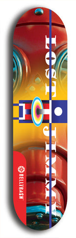 North American maple skateboard deck designed by underground artist BellyRash -- available in widths between 7.5 to 8.5 inches in both mellow concave and steep concave shapes. Artwork: Lost Jimmy