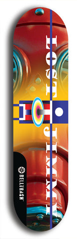 North American maple skateboard deck designed by underground artist BellyRash -- available in widths between 7.5 to 8.5 inches in both mellow concave and steep concave shapes. Artwork: Lost Jimmy