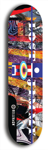 North American maple skateboard deck designed by underground artist BellyRash -- available in widths between 7.5 to 8.5 inches in both mellow concave and steep concave shapes. Artwork: Lost Jimmy