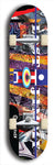 North American maple skateboard deck designed by underground artist BellyRash -- available in widths between 7.5 to 8.5 inches in both mellow concave and steep concave shapes. Artwork: Lost Jimmy