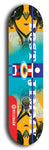 North American maple skateboard deck designed by underground artist BellyRash -- available in widths between 7.5 to 8.5 inches in both mellow concave and steep concave shapes. Artwork: Lost Jimmy