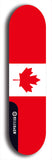 North American maple skateboard deck designed by underground artist BellyRash -- available in widths between 7.5 to 8.5 inches in both mellow concave and steep concave shapes. Artwork : 	Canada	flag skateboard deck																				