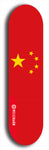 North American maple skateboard deck designed by underground artist BellyRash -- available in widths between 7.5 to 8.5 inches in both mellow concave and steep concave shapes. Artwork : 	China	flag skateboard deck																				