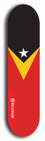 SovReign -- East Timor Flag: Limited Edition, Red Logo Skateboard Deck