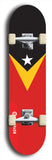 SovReign -- East Timor Flag: Limited Edition, Red Logo Skateboard Deck