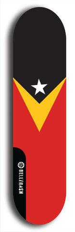 SovReign -- East Timor Flag: Limited Edition, Black Logo Skateboard Deck