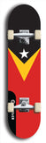 SovReign -- East Timor Flag: Limited Edition, Black Logo Skateboard Deck
