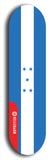 North American maple skateboard deck designed by underground artist BellyRash -- available in widths between 7.5 to 8.5 inches in both mellow concave and steep concave shapes. Artwork : 	Honduras	flag skateboard deck																				