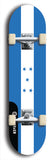 North American maple skateboard deck designed by underground artist BellyRash -- available in widths between 7.5 to 8.5 inches in both mellow concave and steep concave shapes. Artwork : 	Honduras	flag skateboard deck																				