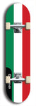 North American maple skateboard deck designed by underground artist BellyRash -- available in widths between 7.5 to 8.5 inches in both mellow concave and steep concave shapes. Artwork : 	Hungary	flag skateboard deck																				