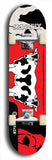 Skateboard deck: Limited edition, North American maple skateboard deck designed by underground artist BellyRash - available widths 7.5 to 8.5 inches in both mellow concave and steep concave shapes. Artwork: SK8PUNX logo brand popsicle-shaped deck