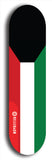 North American maple skateboard deck designed by underground artist BellyRash -- available in widths between 7.5 to 8.5 inches in both mellow concave and steep concave shapes. Artwork : 	Kuwait	flag skateboard deck																				