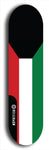 North American maple skateboard deck designed by underground artist BellyRash -- available in widths between 7.5 to 8.5 inches in both mellow concave and steep concave shapes. Artwork : 	Kuwait	flag skateboard deck																				
